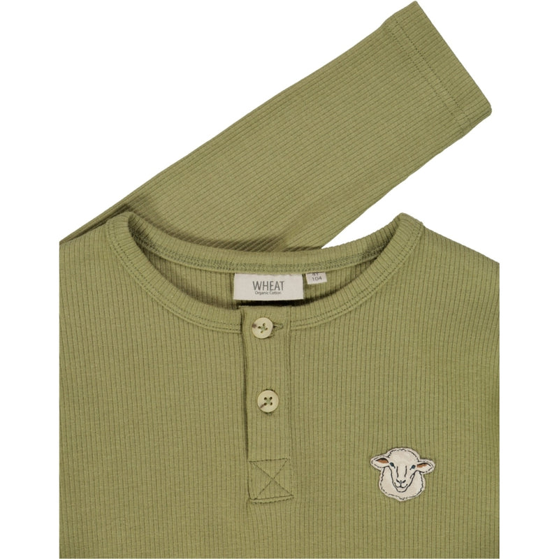 Wheat T-Shirt Sheep Badge Jersey Tops and T-Shirts 4214 olive