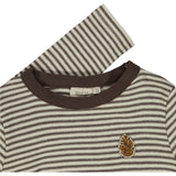 Wheat T-Shirt Spruce Cone Badge Jersey Tops and T-Shirts 3054 mulch stripe