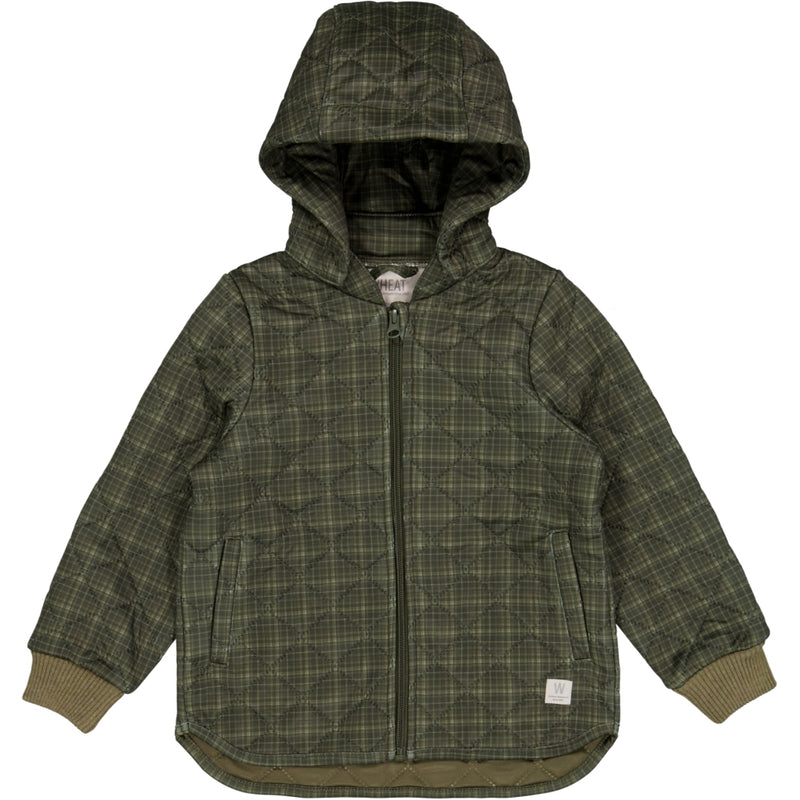 Wheat Outerwear Thermo Jacket Eske Thermo 4215 olive check