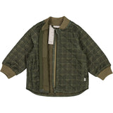 Wheat Outerwear Thermo Jacket Loui Thermo 4215 olive check
