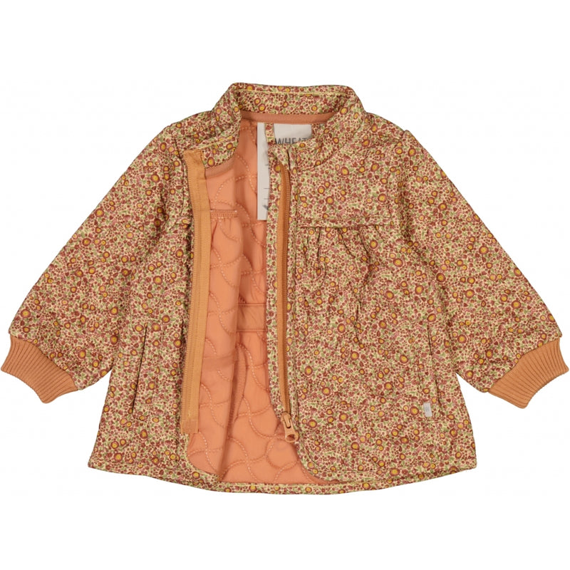 Wheat Outerwear Thermo Jacket Thilde | Baby Thermo 9100 buttercups