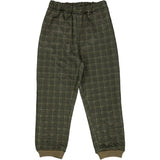 Wheat Outerwear Thermo Pants Alex Thermo 4215 olive check