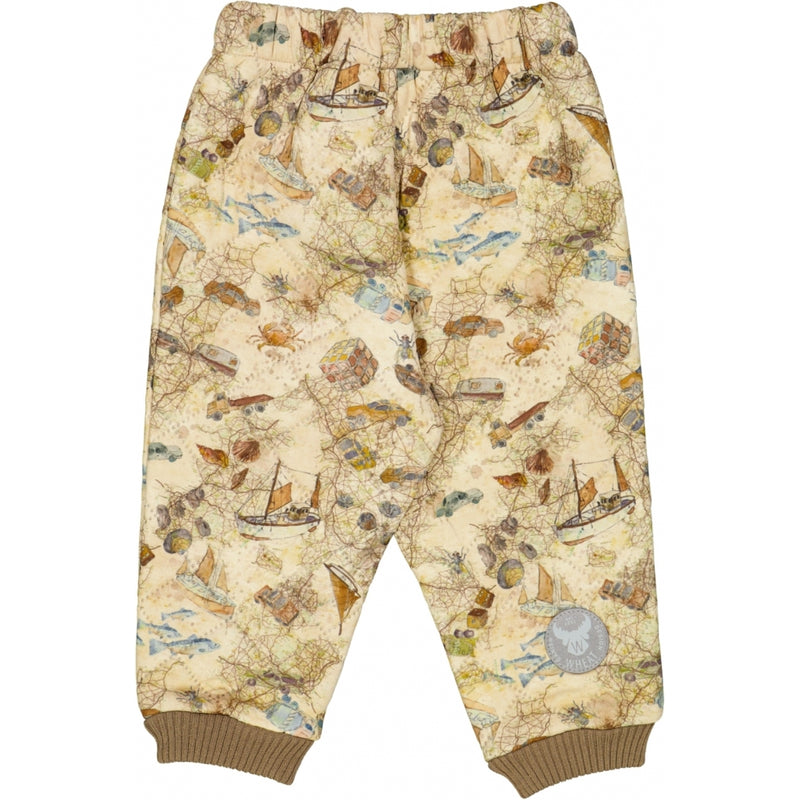 Wheat Outerwear Thermo Pants Alex | Baby Thermo 1066 holiday map