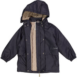 Wheat Outerwear Thermo Rain Coat Ajo Rainwear 1020 deep blue