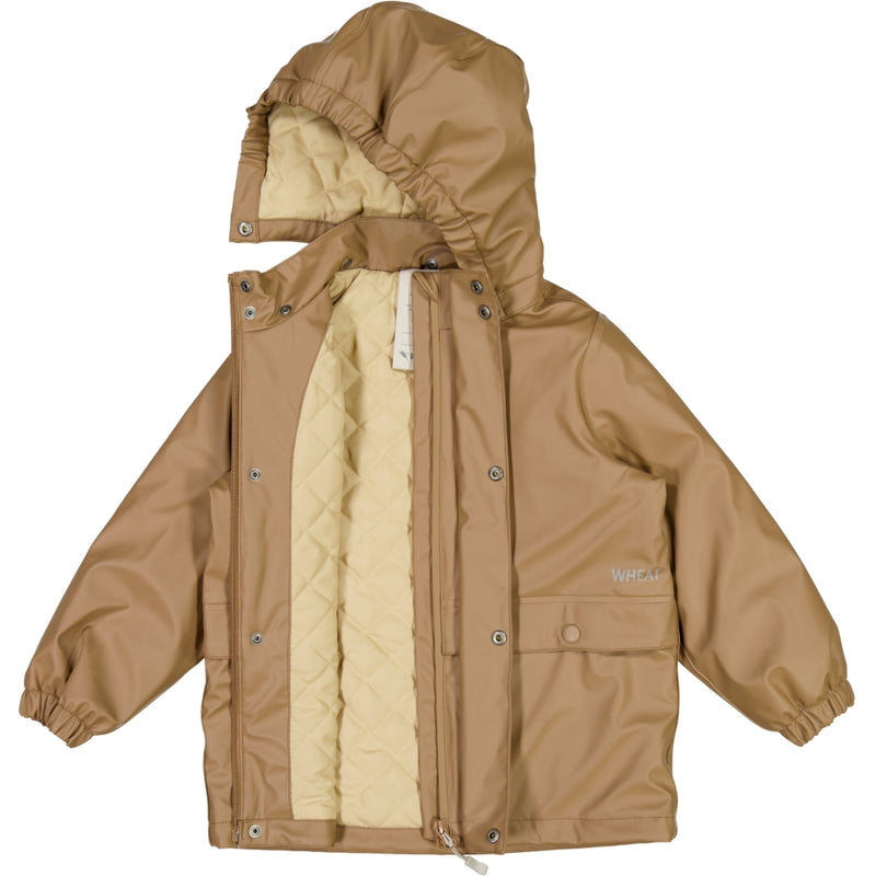 Wheat Outerwear Thermo Rain Coat Ajo Rainwear 3002 hazel