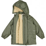 Wheat Outerwear Thermo Rain Coat Ajo Rainwear 4062 tea leaf