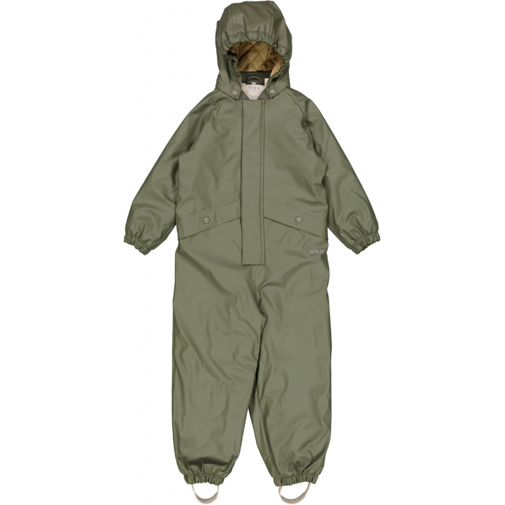 Thermo Rainsuit Aiko - tea leaf – Wheat.eu