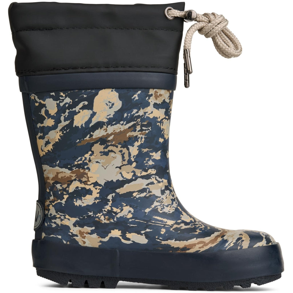Boys camo rubber boots cheap