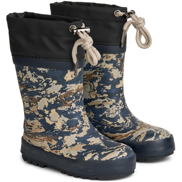 Thermo Rubber Boot Print clouds Wheat.eu