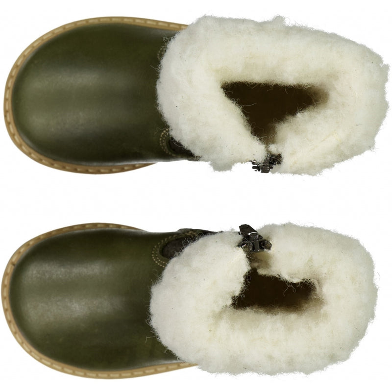 Wheat Footwear Timian Wool Top Boot Winter Footwear 4214 olive