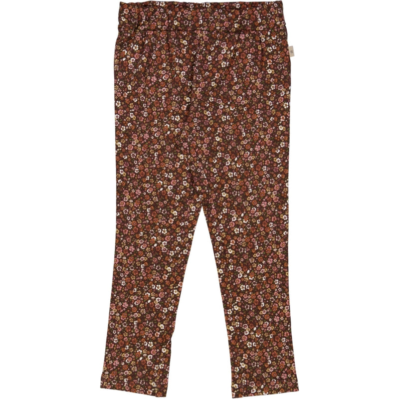 Wheat Trousers Bille Trousers 2753 maroon flowers