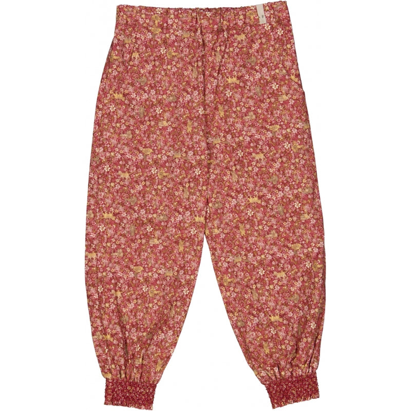 Wheat Trousers Sara Lined Trousers 9082 flowers and cats