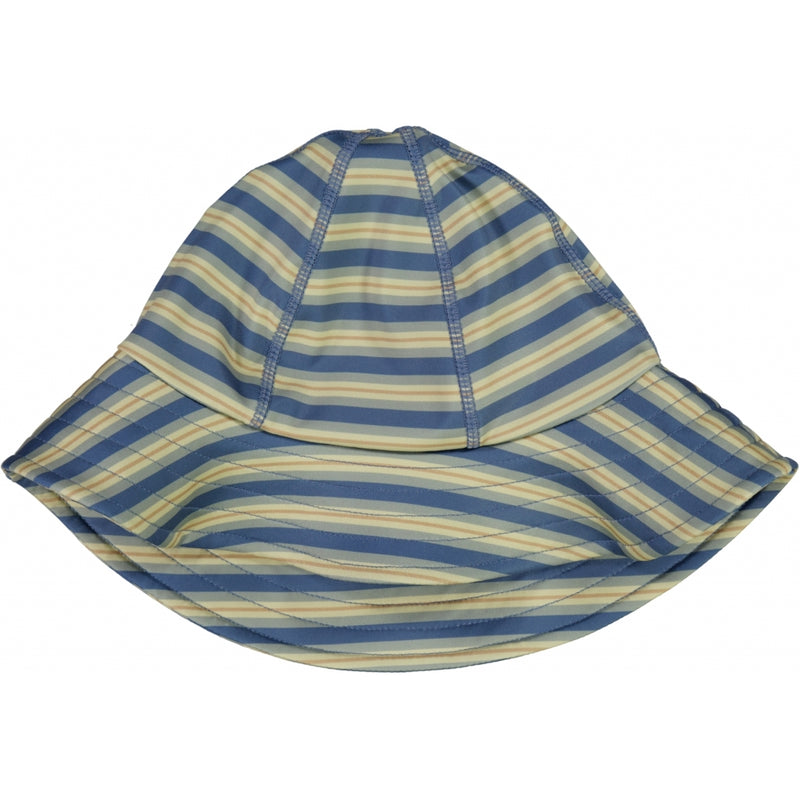 Wheat UV Sun Hat Swimwear 9088 bluefin stripe