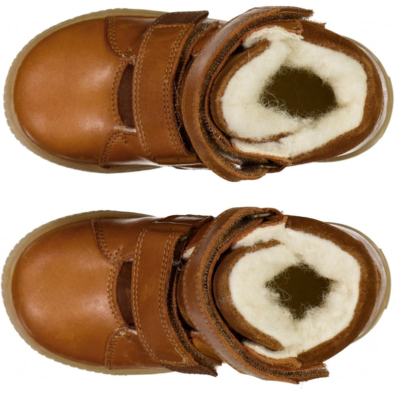 Wheat Footwear Van Velcro Tex Boot Winter Footwear 9002 cognac
