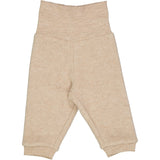 Wheat Wool Wool Fleece Trousers Trousers 3204 khaki melange