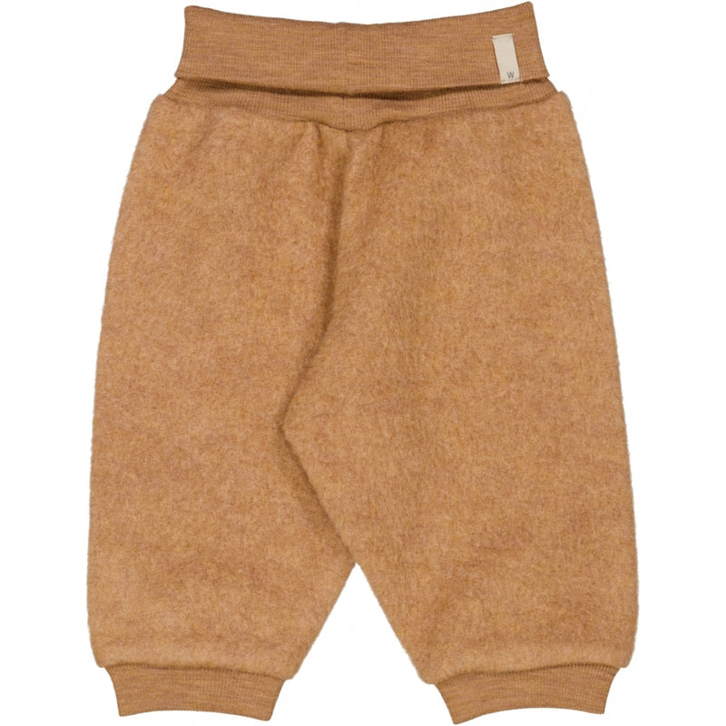Wheat Wool Wool Fleece Trousers Trousers 3510 clay melange