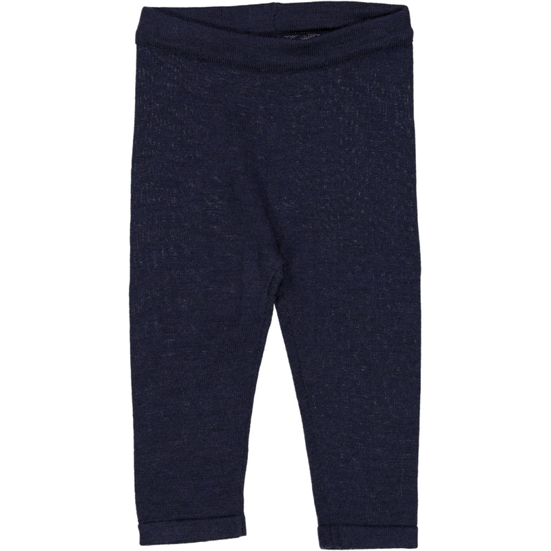 Wheat Wool Knit Trousers Neel Trousers 1432 navy