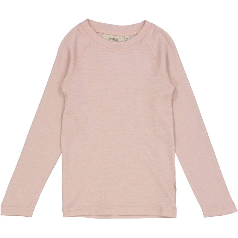Wheat Wool Wool T-Shirt LS Jersey Tops and T-Shirts 2487 rose powder