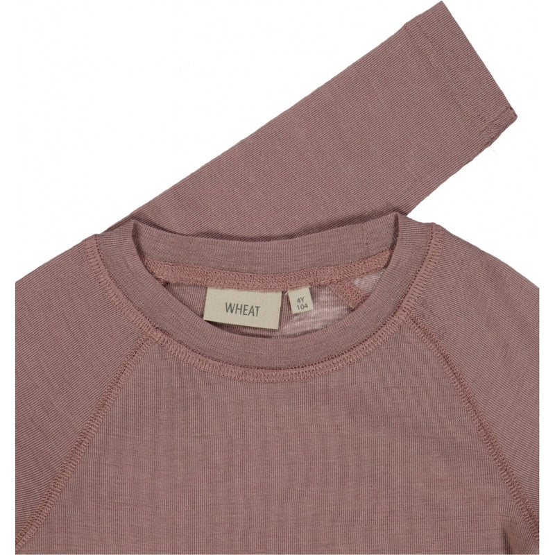 Wheat Wool Wool T-Shirt LS Jersey Tops and T-Shirts 1239 dusty lilac
